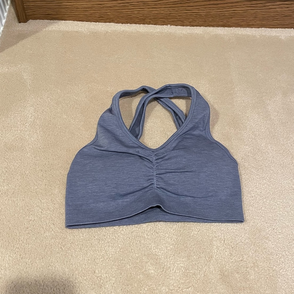 Alphalete Amplify Bra: French Blue